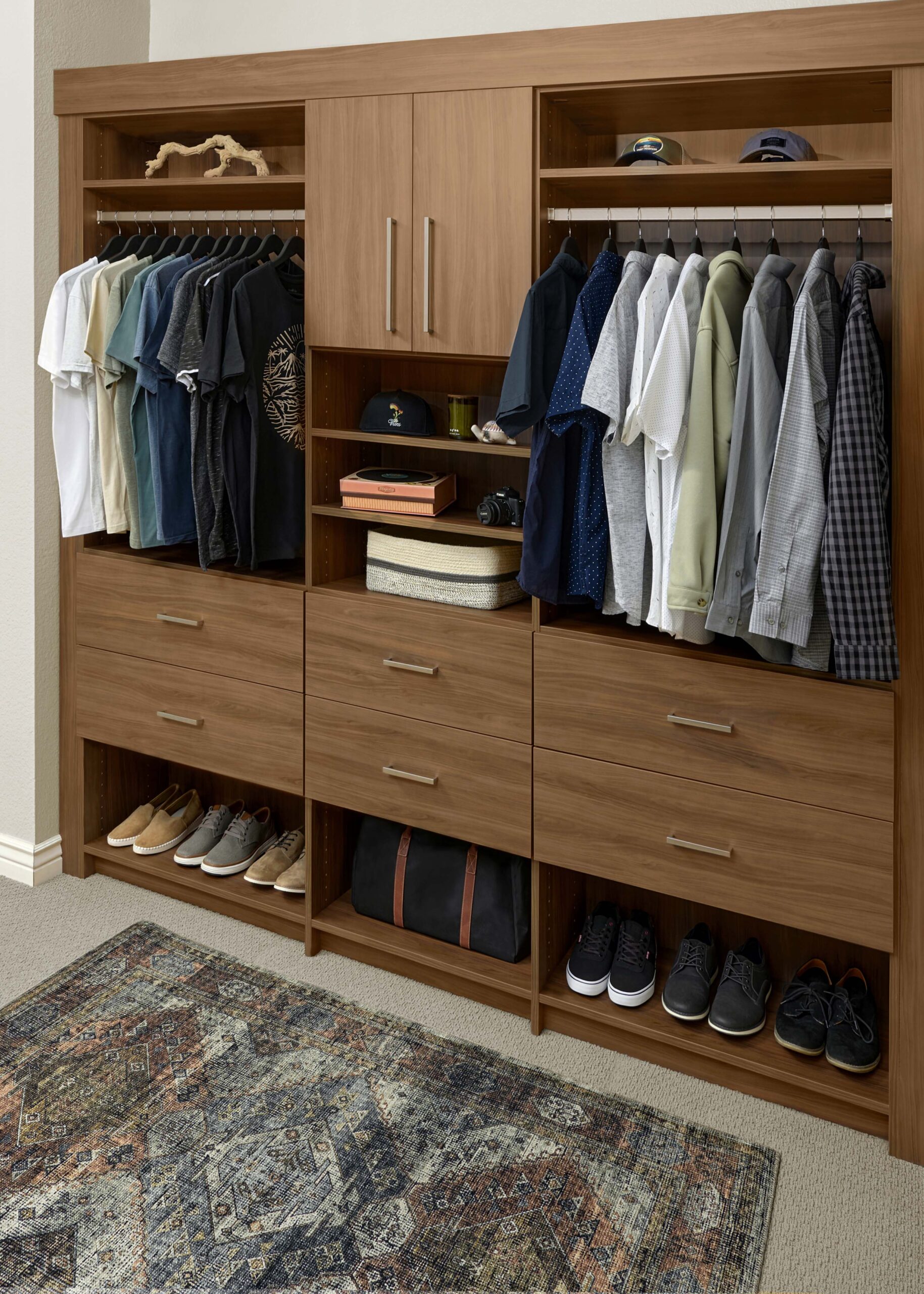 Reach-in closets by Mountain Closets