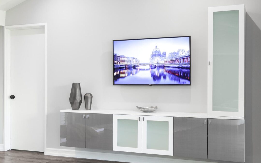 Your Custom Built Entertainment Unit: modern TV Display