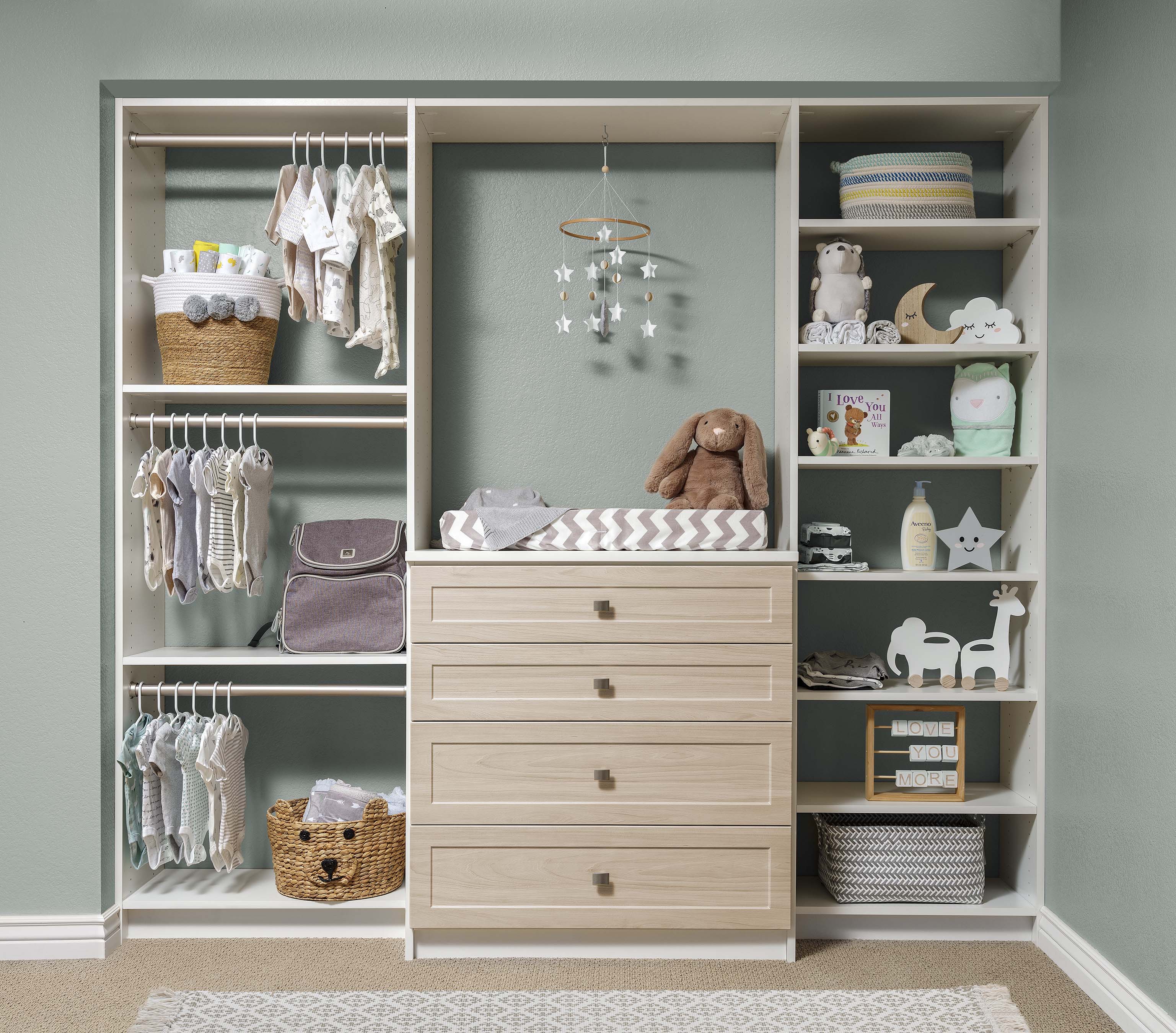 Kids closets by Mountain Closets