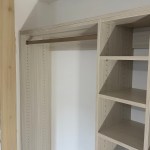 Arctic reach-in with matte nickel hardware and flat drawer fronts. Aspen, CO